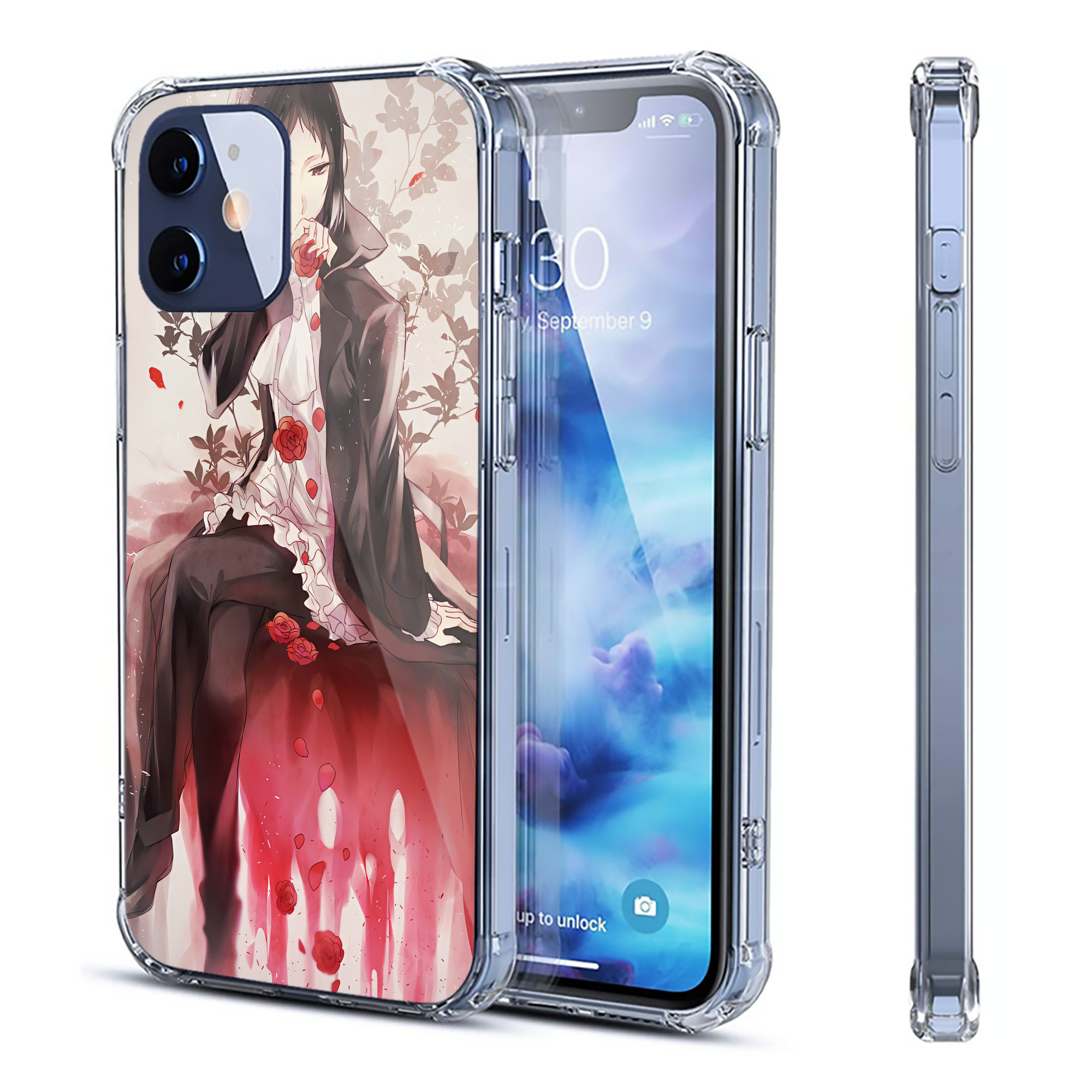 （画像用） 文豪ストレイドッグス Bungo Stray Dogs 【iPhone 12シリーズ対応】透明スマホケース（クリアソフトケース）